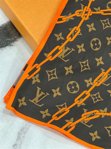 louis vuitton monogram solar ray bandana|louis vuitton neck scarf.